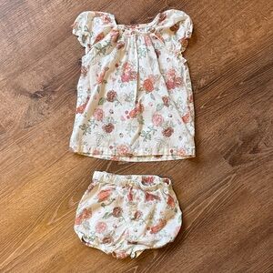 Floral Top and Shorts